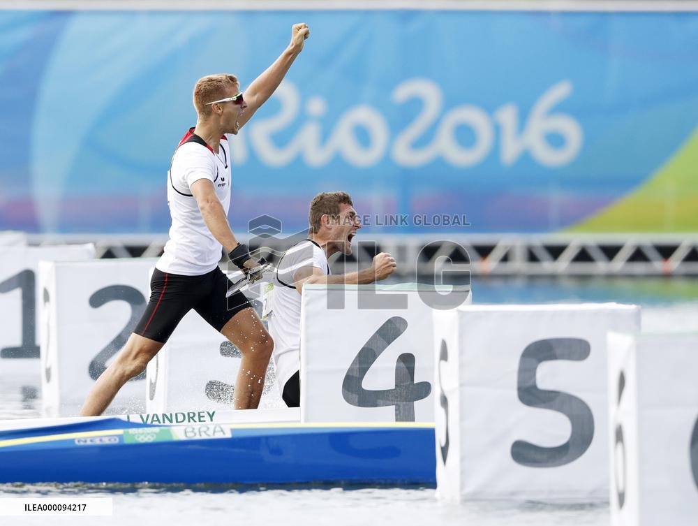 Olympics: Germany wins men's kayak double gold