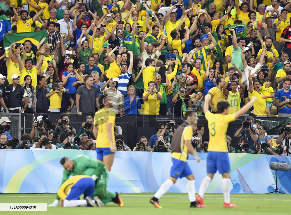 Olympics: Jubilant Brazil supporters