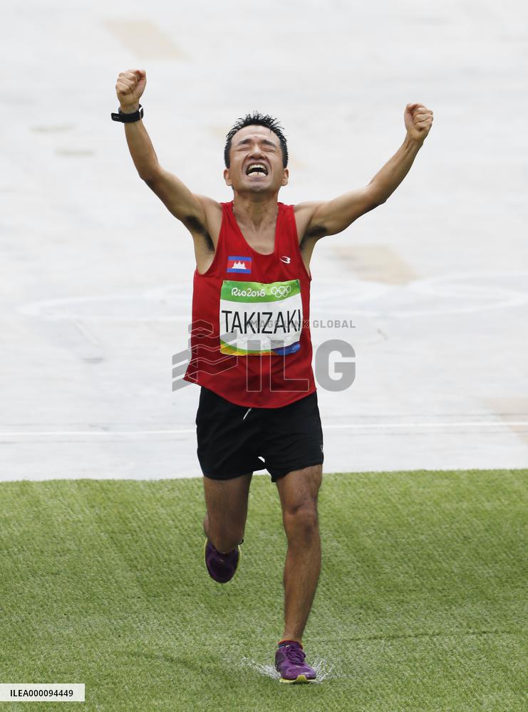 Olympics: Comedian finishes in men's marathon