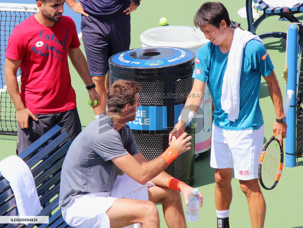 Tennis: Nishikori prepares for U.S. Open