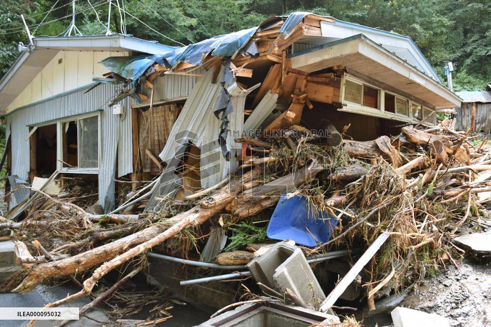 Northeastern Japan city after powerful typhoon