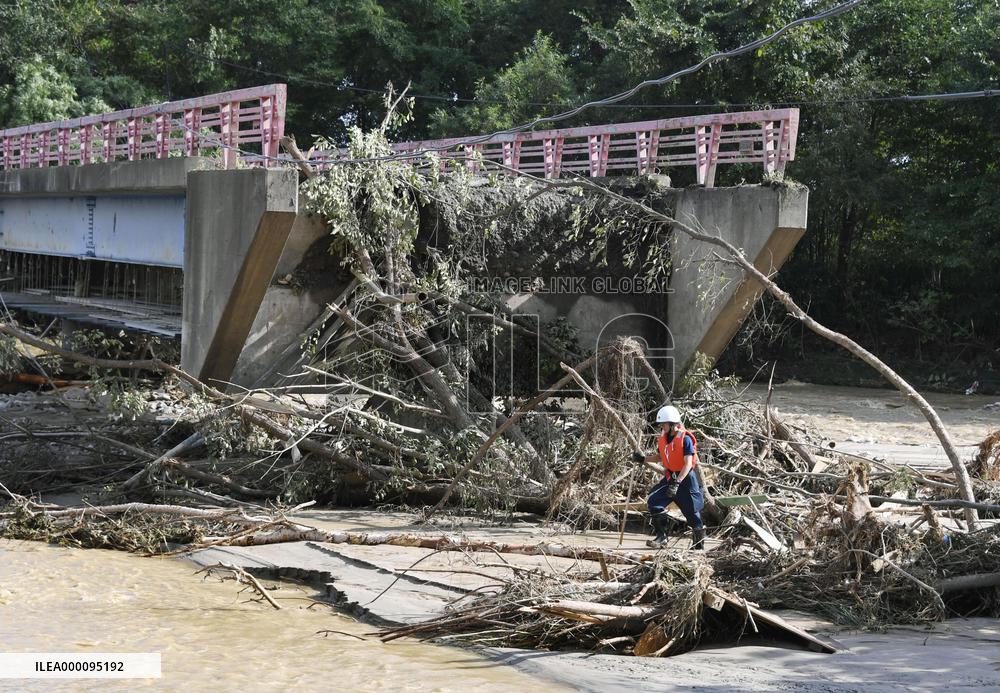 Typhoon severely damages northern Japan