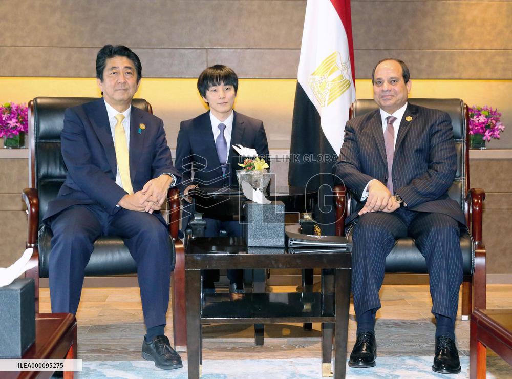 Japan, Egypt leaders meet to discuss antiterrorism cooperation