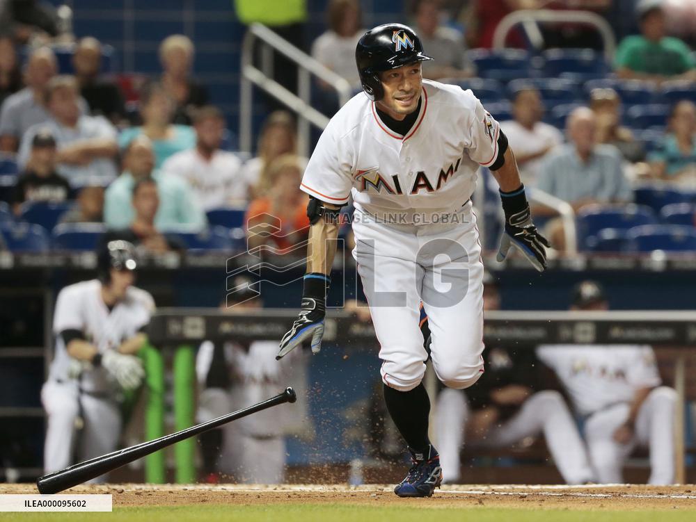 Baseball: Suzuki gets 2 hits as Marlins end 5-game skid