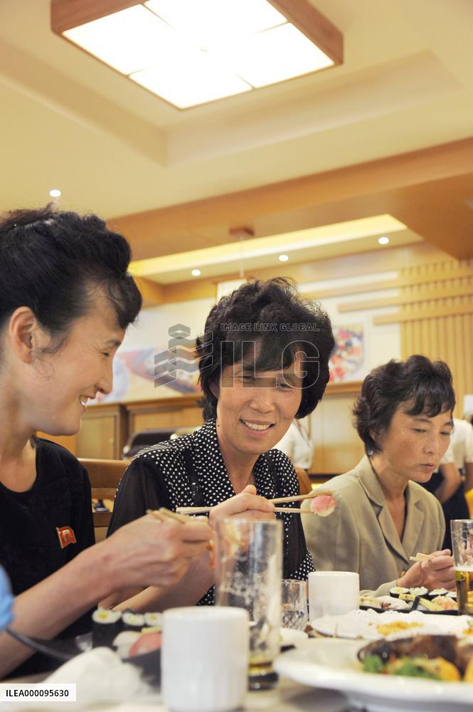 Sushi-go-round restaurant opens in Pyongyang