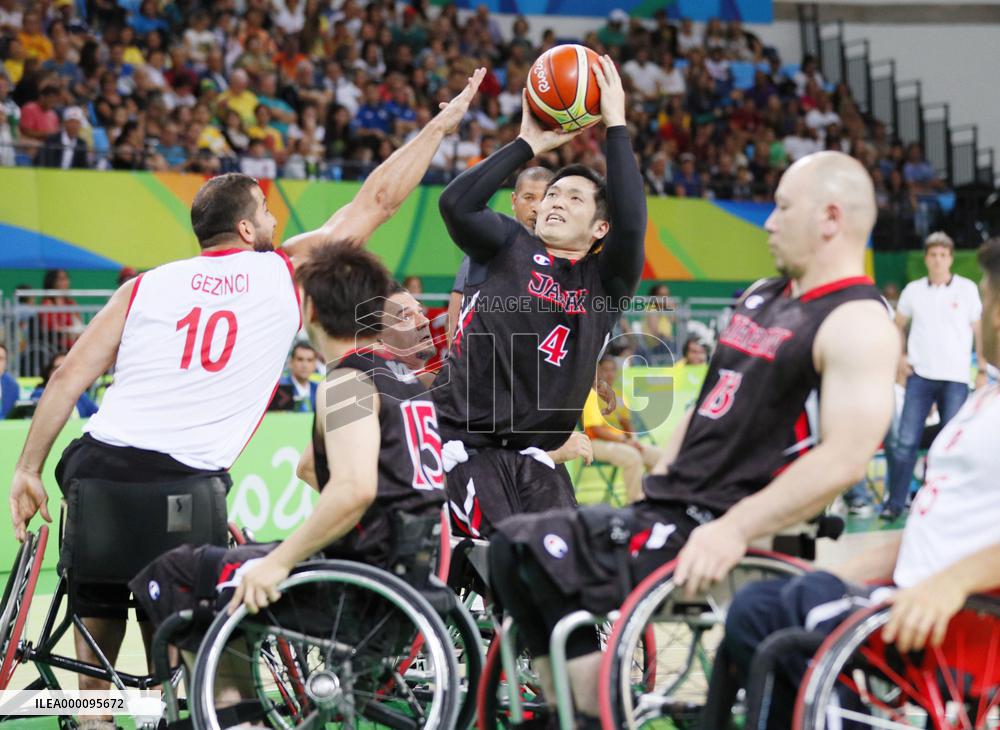 Paralympics: Turkey defeats Japan in wheelchair basketball