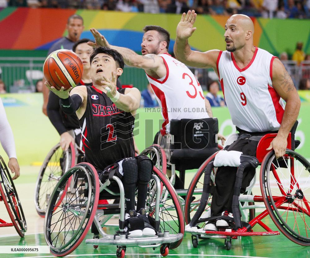 Paralympics: Turkey defeats Japan in wheelchair basketball