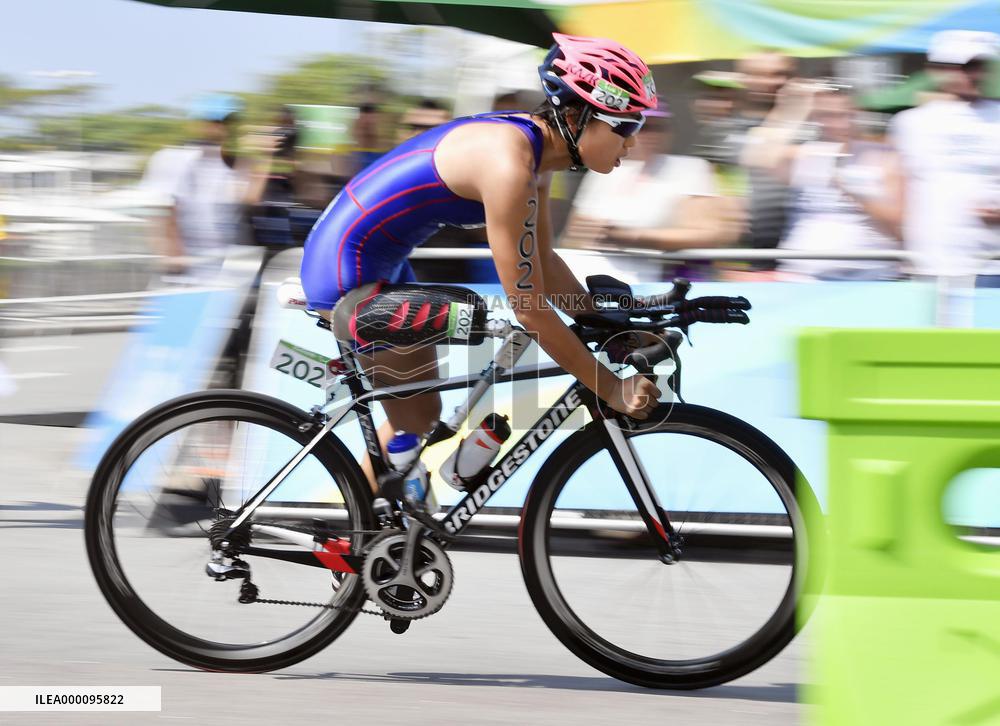 Japan's Hata finishes 6th in PT2 triathlon