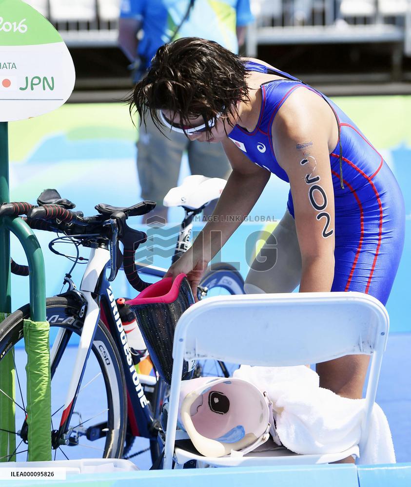 Japan's Hata finishes 6th in PT2 triathlon