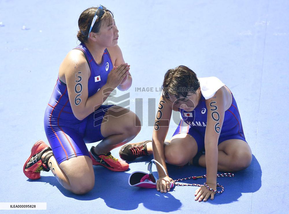 Japan's Yamada finishes 9th in triathlon