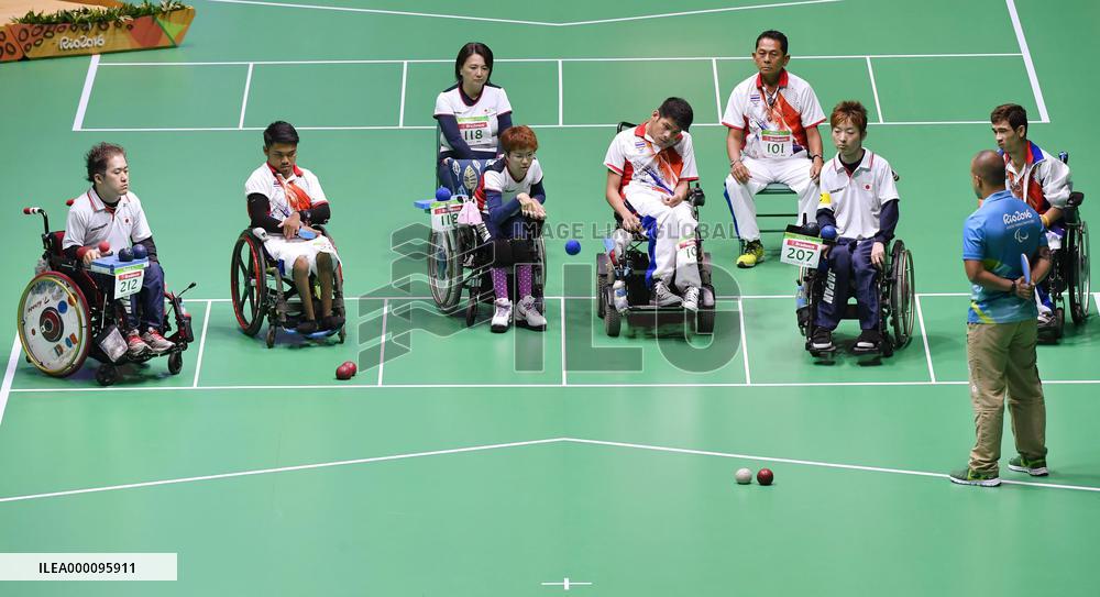 Japan wins silver in boccia at Rio Paralympics