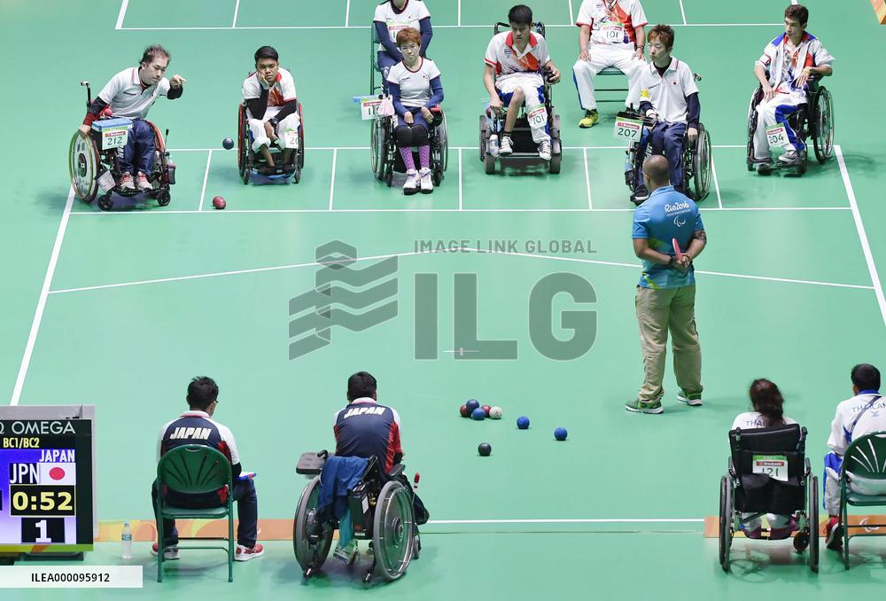 Japan wins silver in boccia at Rio Paralympics