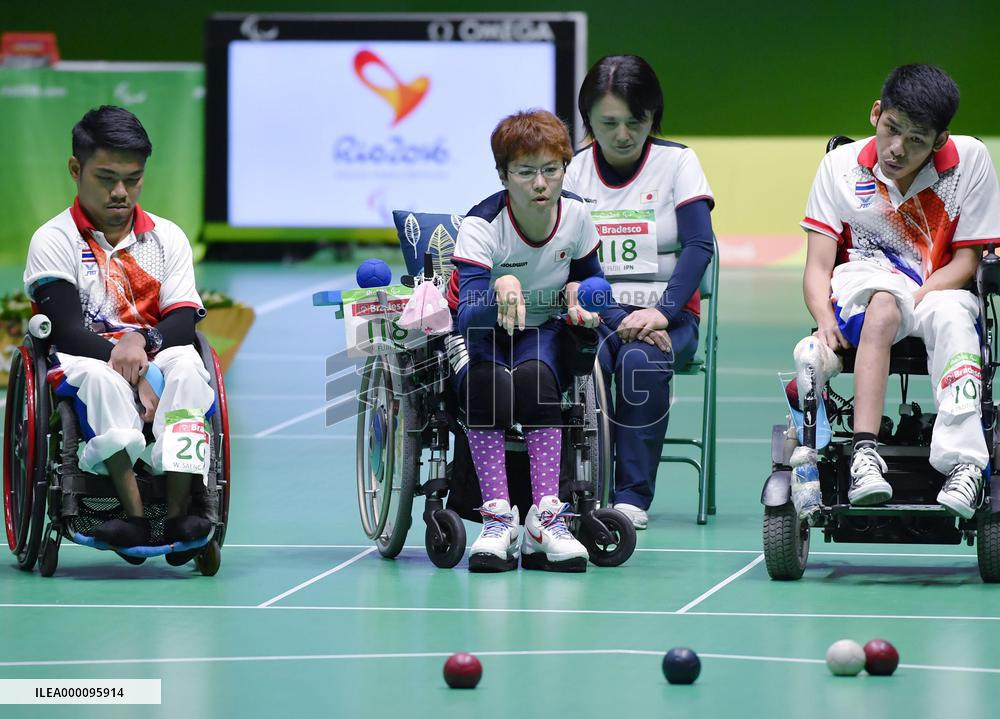 Japan wins silver in boccia at Rio Paralympics