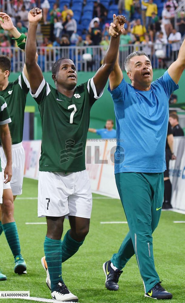 Paralympics: Jefinho brace sends Brazil into football final