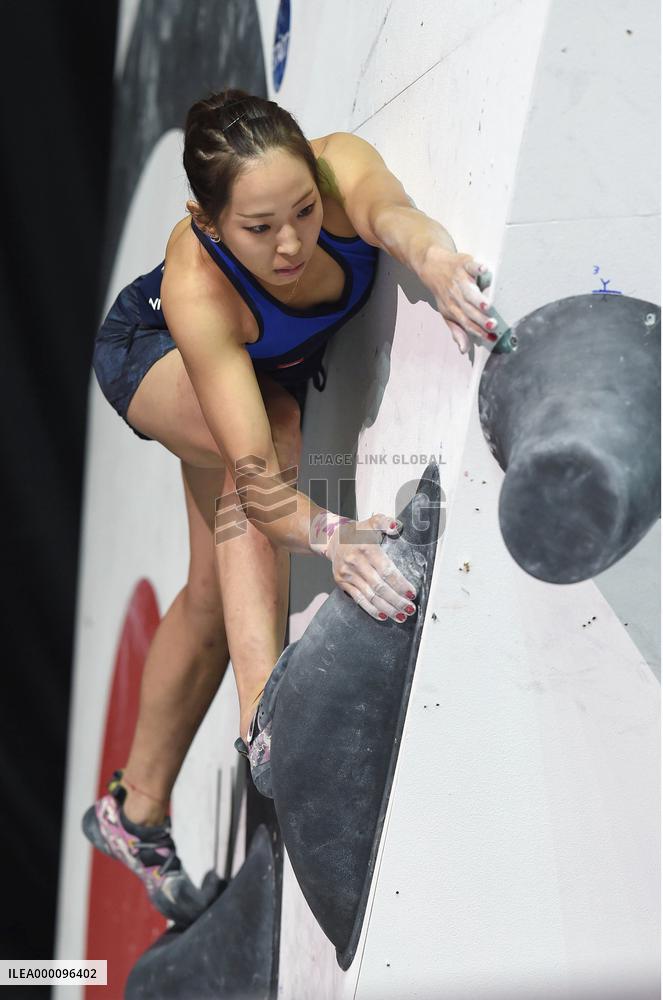 Japan's Noguchi finishes 3rd in climbing world c'ships