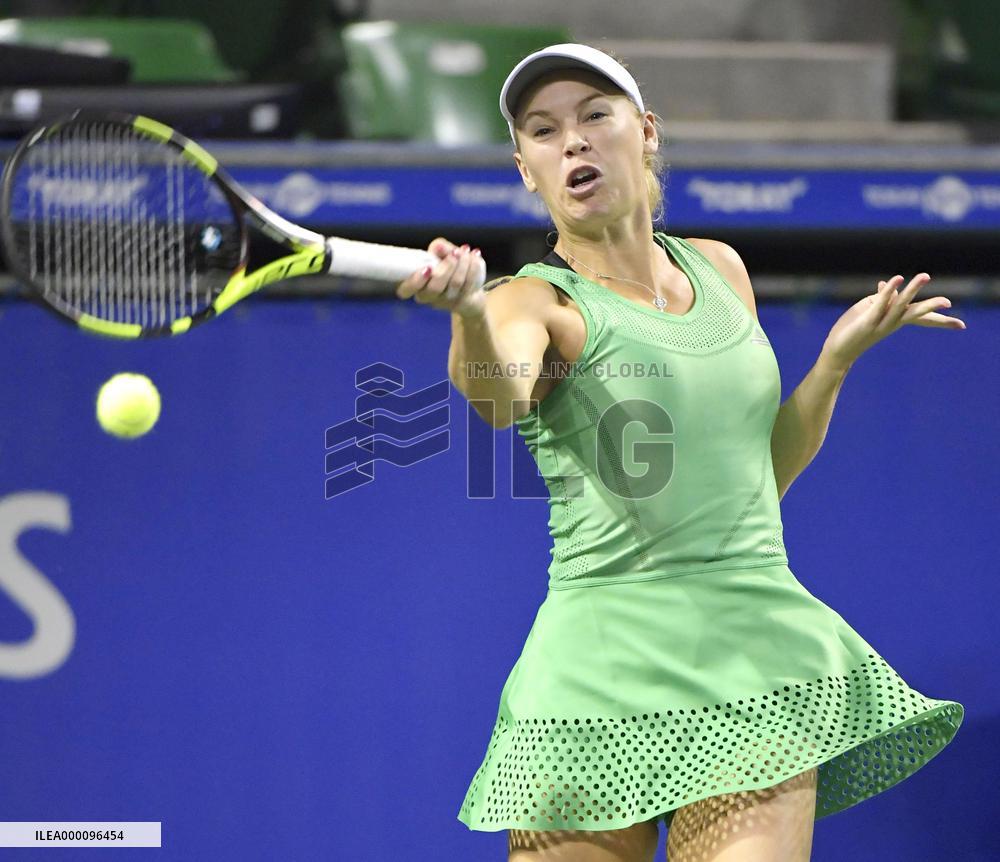 Wozniacki beats Bencic in 1st round of Toray Pan Pacific tennis