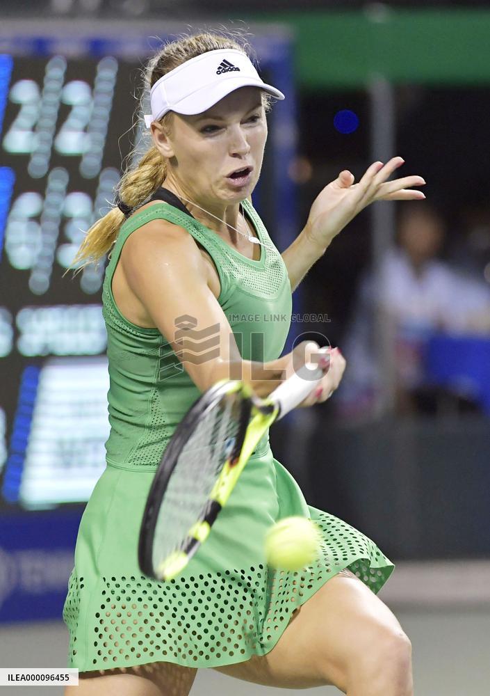 Wozniacki beats Bencic in 1st round of Toray Pan Pacific tennis