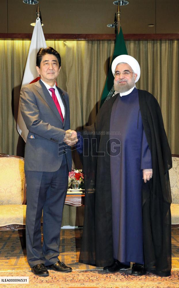 Abe willing to visit Iran, vows to boost economic ties