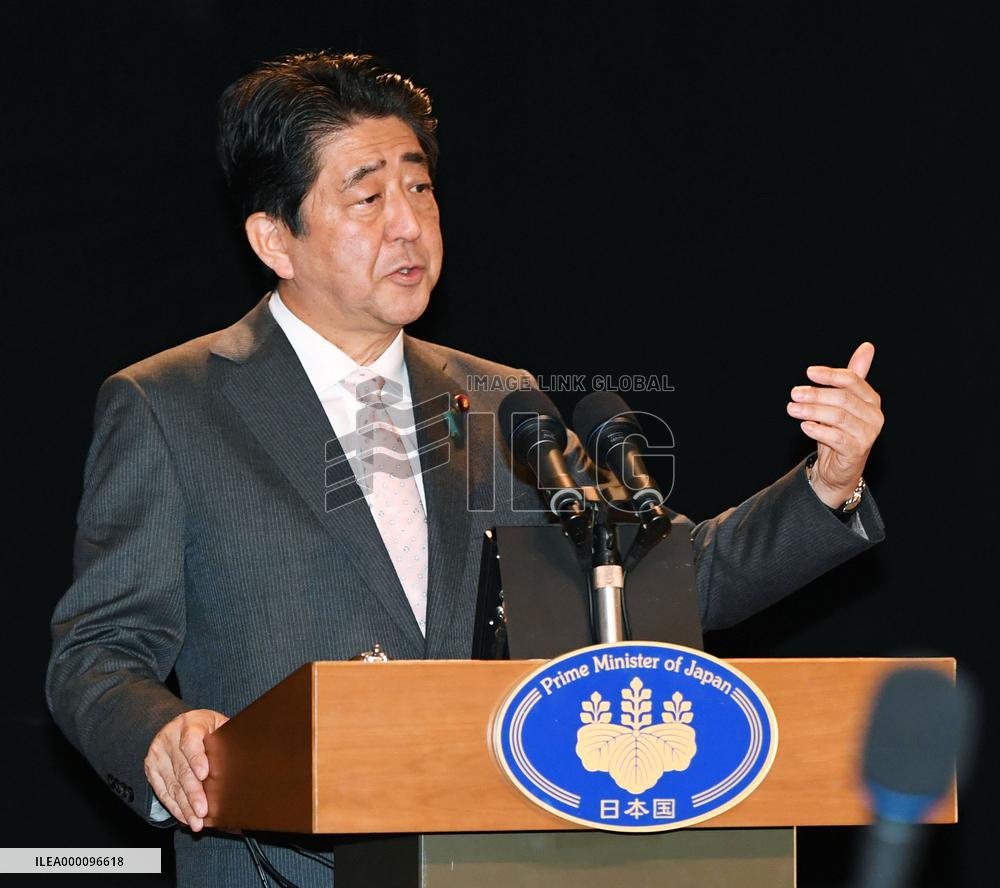 Abe vows to work to achieve TPP ratification