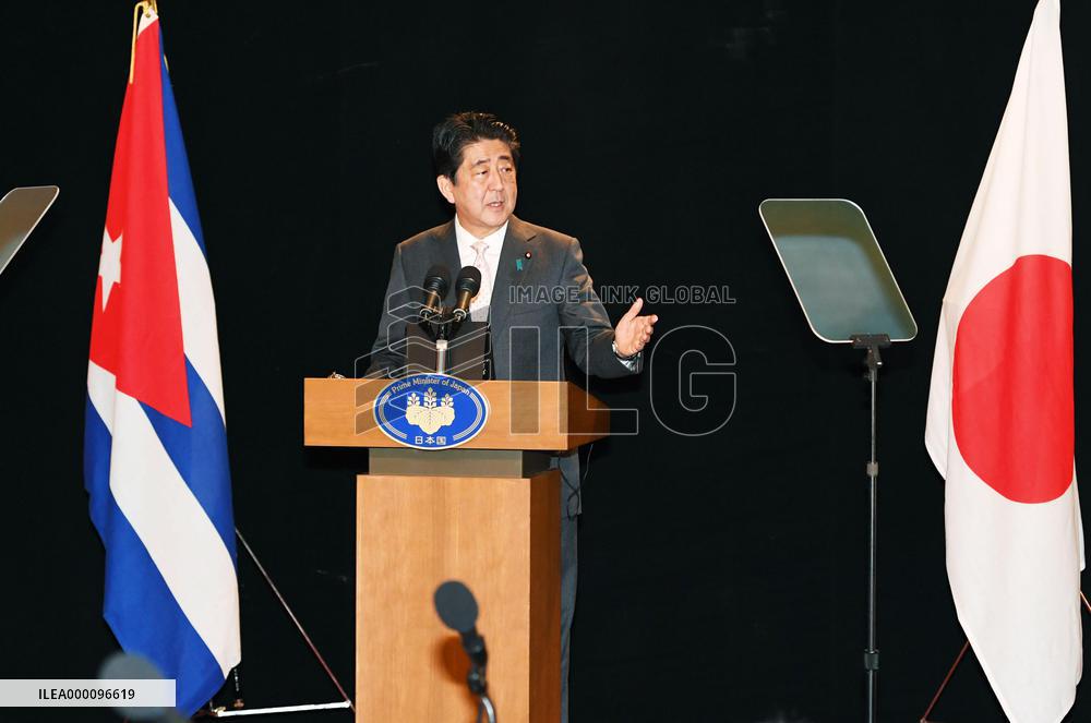 Abe vows to work to achieve TPP ratification