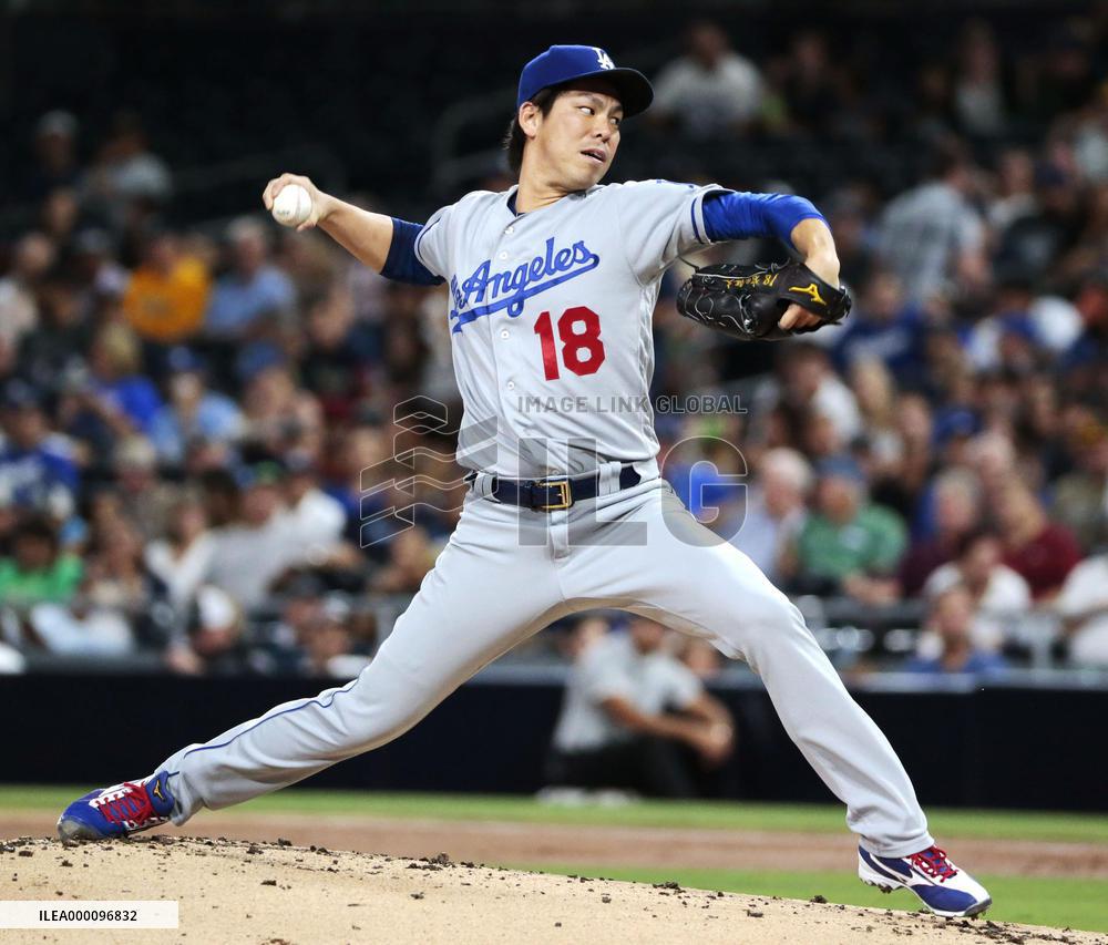 Baseball: Dodgers' Maeda takes 10th loss
