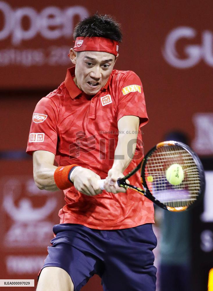 Tennis: Nishikori overcomes shaky start to get 1st-up Japan Open win