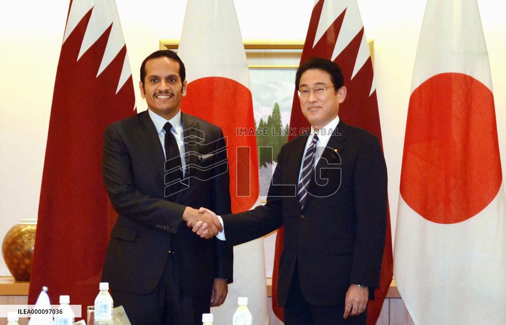 Japan, Qatar vow cooperation over natural gas, oil supply