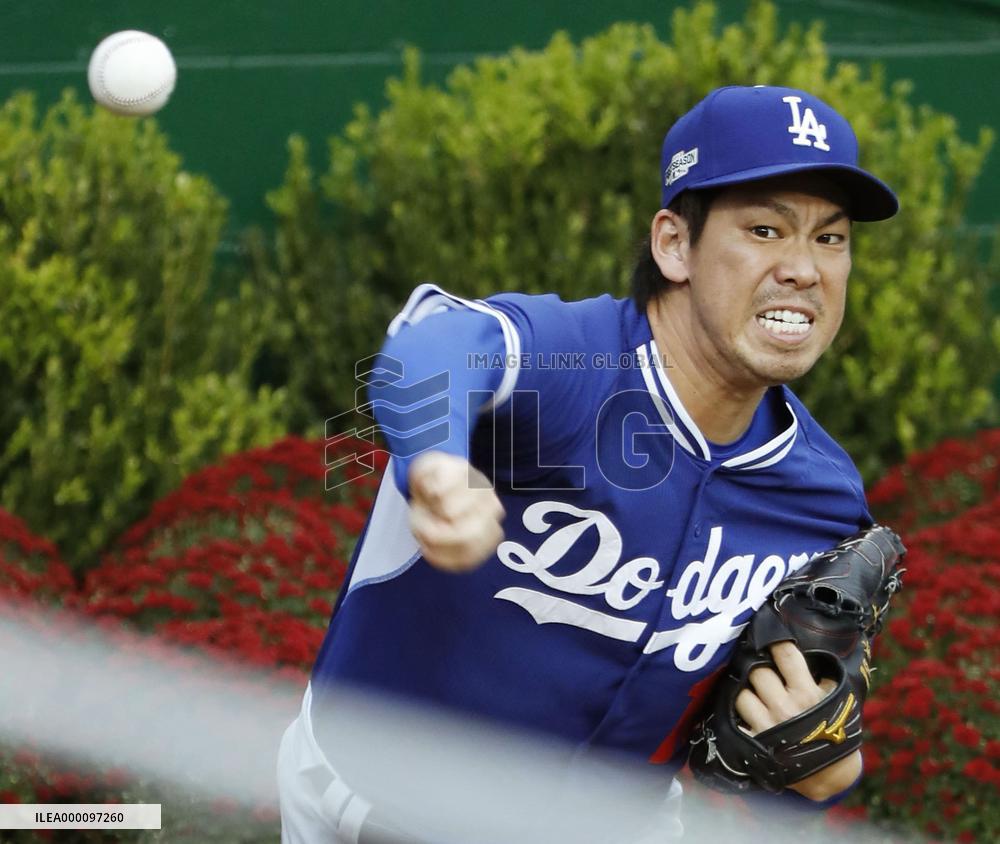 Baseball: Maeda to start NLDS Game 3