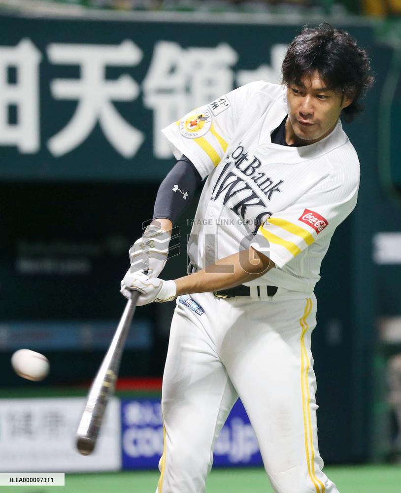 Baseball: Hawks slugger Yanagita back for postseason