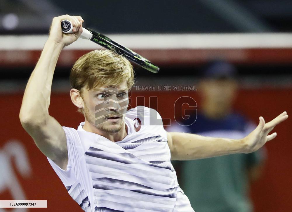 Tennis: Goffin downs Cilic to reach Japan Open final