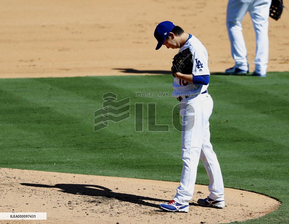 Maeda takes loss in Game 3 of NLDS