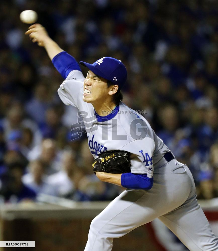Maeda gives up 3 runs as Dodgers fall to Cubs