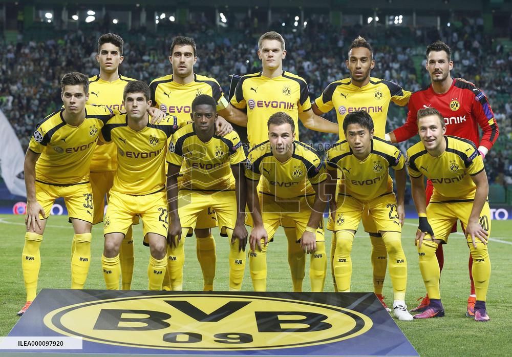 Soccer: Dortmund beat Sporting in Champions League