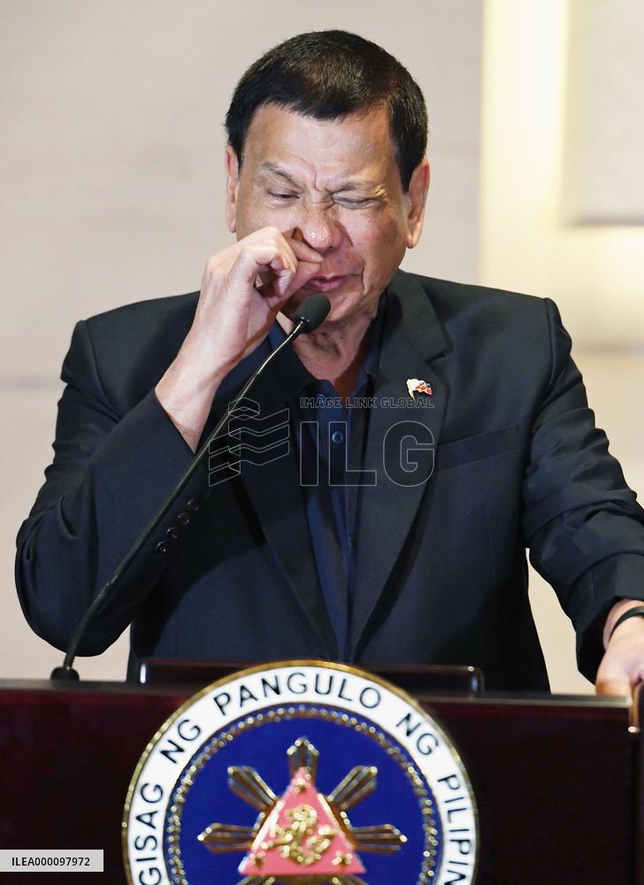 Philippine President Duterte in Beijing