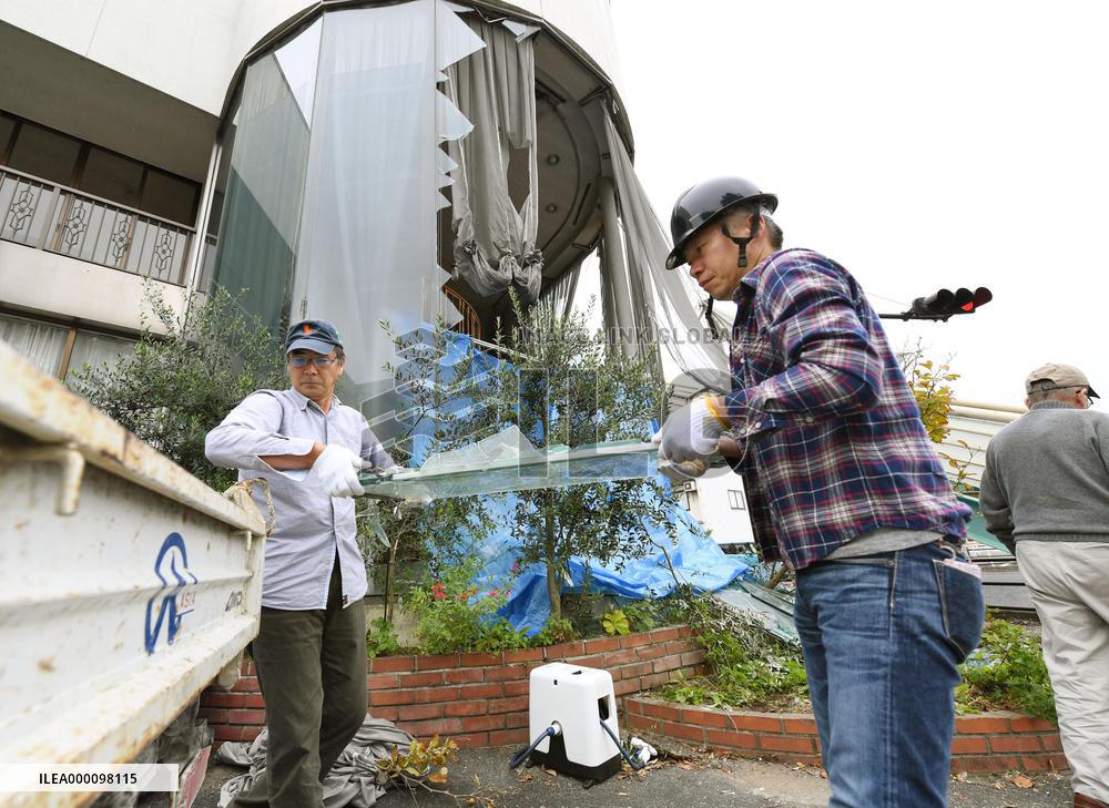 Aftermath of M6.6 quake in western Japan
