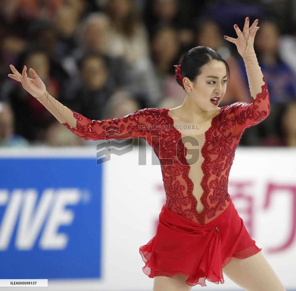 Japan's Asada comes in 6th at Skate America figure skating