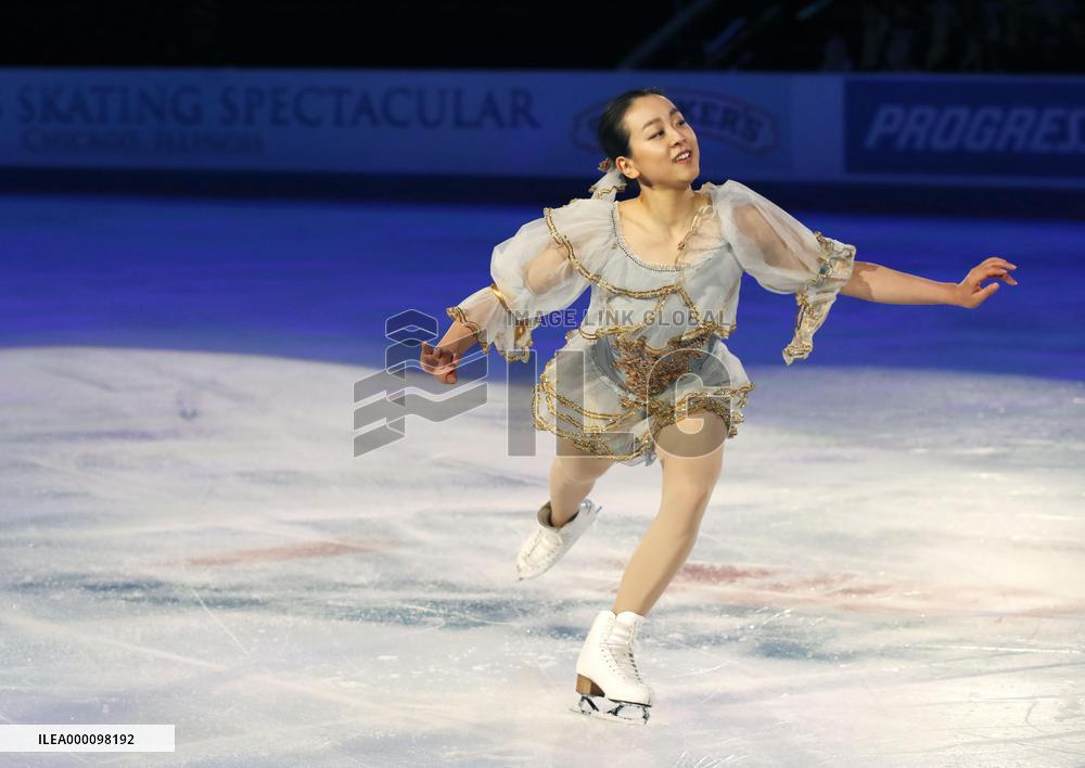 Japan's Asada performs at Skate America figure skating