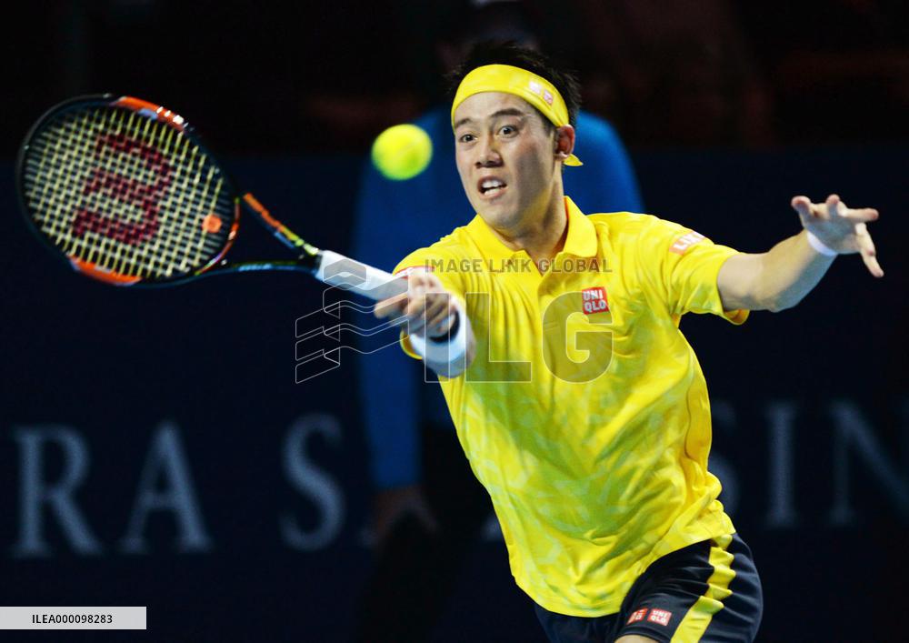 Nishikori advances to 2nd round of Swiss Indoors