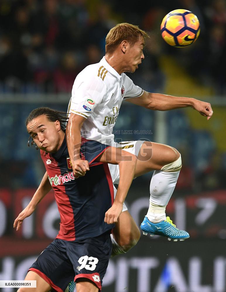 Soccer: Genoa beat AC Milan 3-0