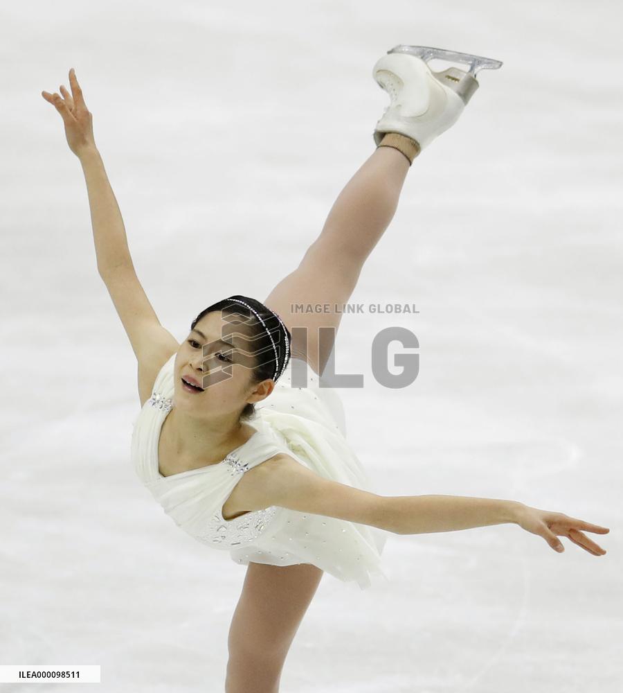 Miyahara in Skate Canada practice session