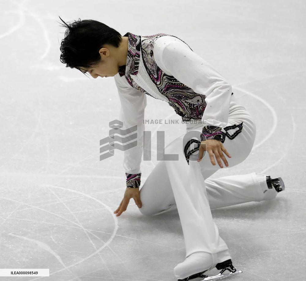 Figure skating: Hanyu struggles to 4th place in SP at Skate Canada