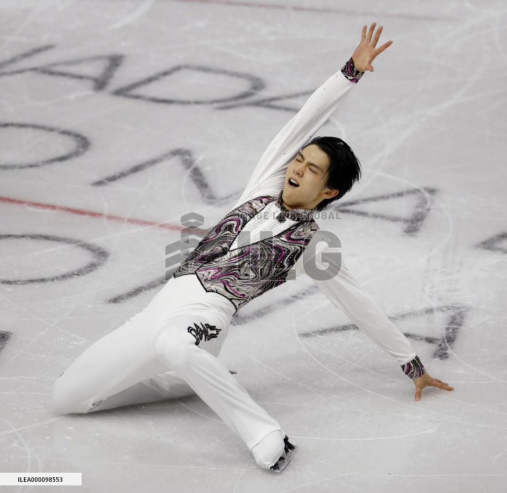 Figure skating: Hanyu struggles to 4th place in SP at Skate Canada