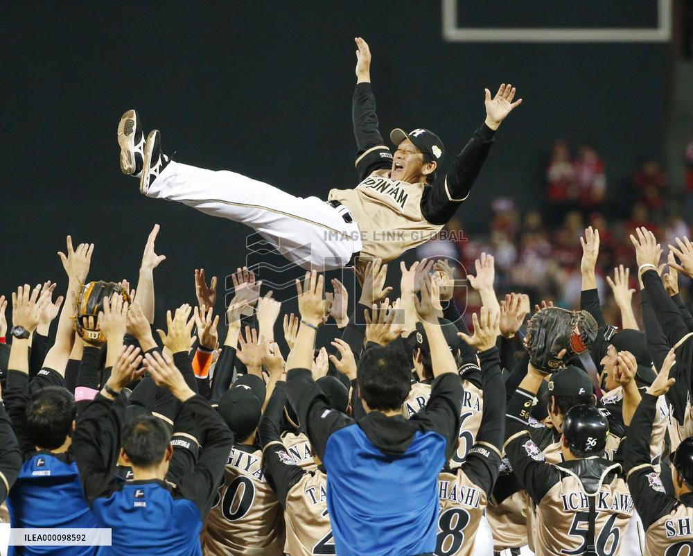 Baseball: Fighters win 1st Japan Series title in 10 years