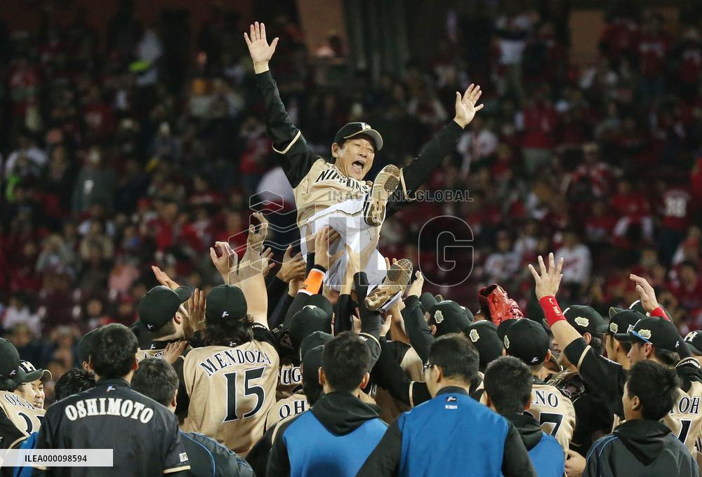 Baseball: Fighters win 1st Japan Series title in 10 years