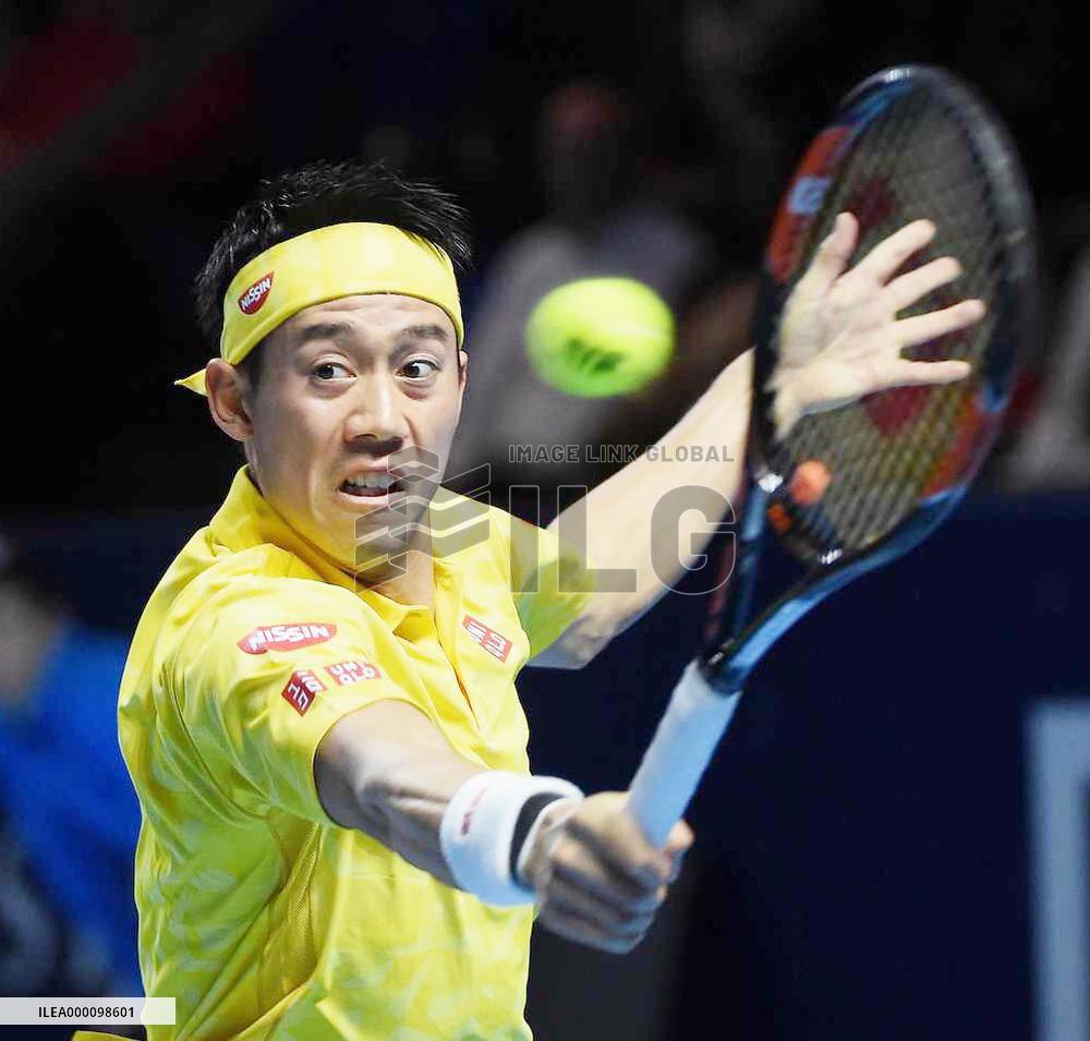 Tennis: Nishikori advances to Swiss Indoors final
