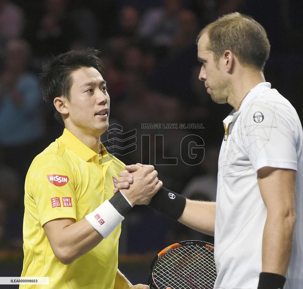 Nishikori edges Muller, to face Cilic for Basel title