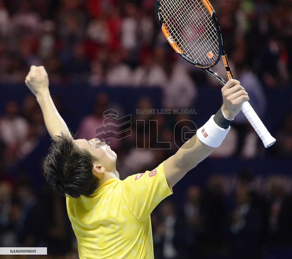 Nishikori edges Muller, to face Cilic for Basel title