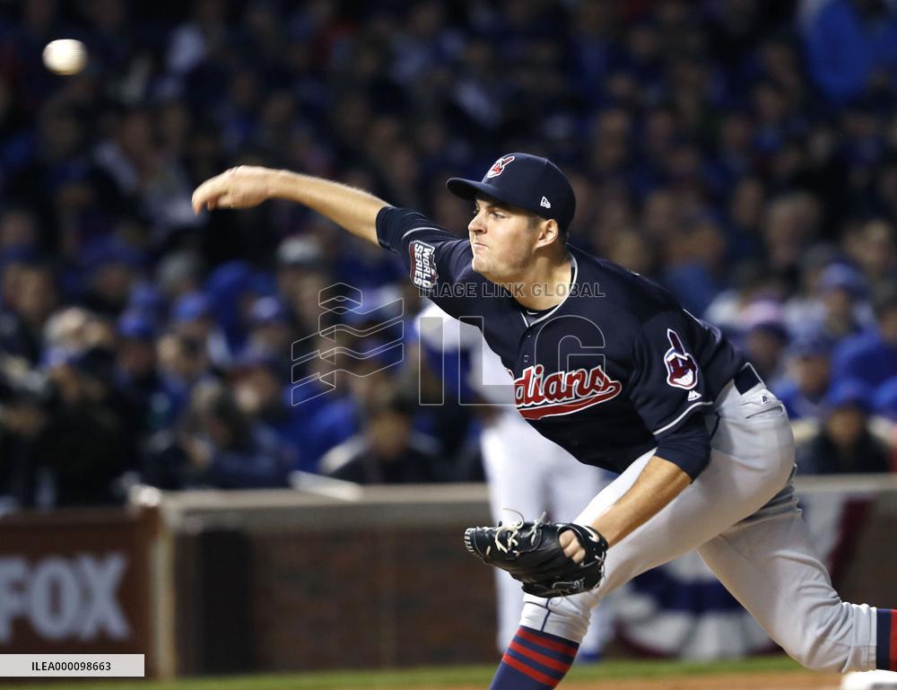 Baseball: Cubs cut Indians' World Series lead to 3-2