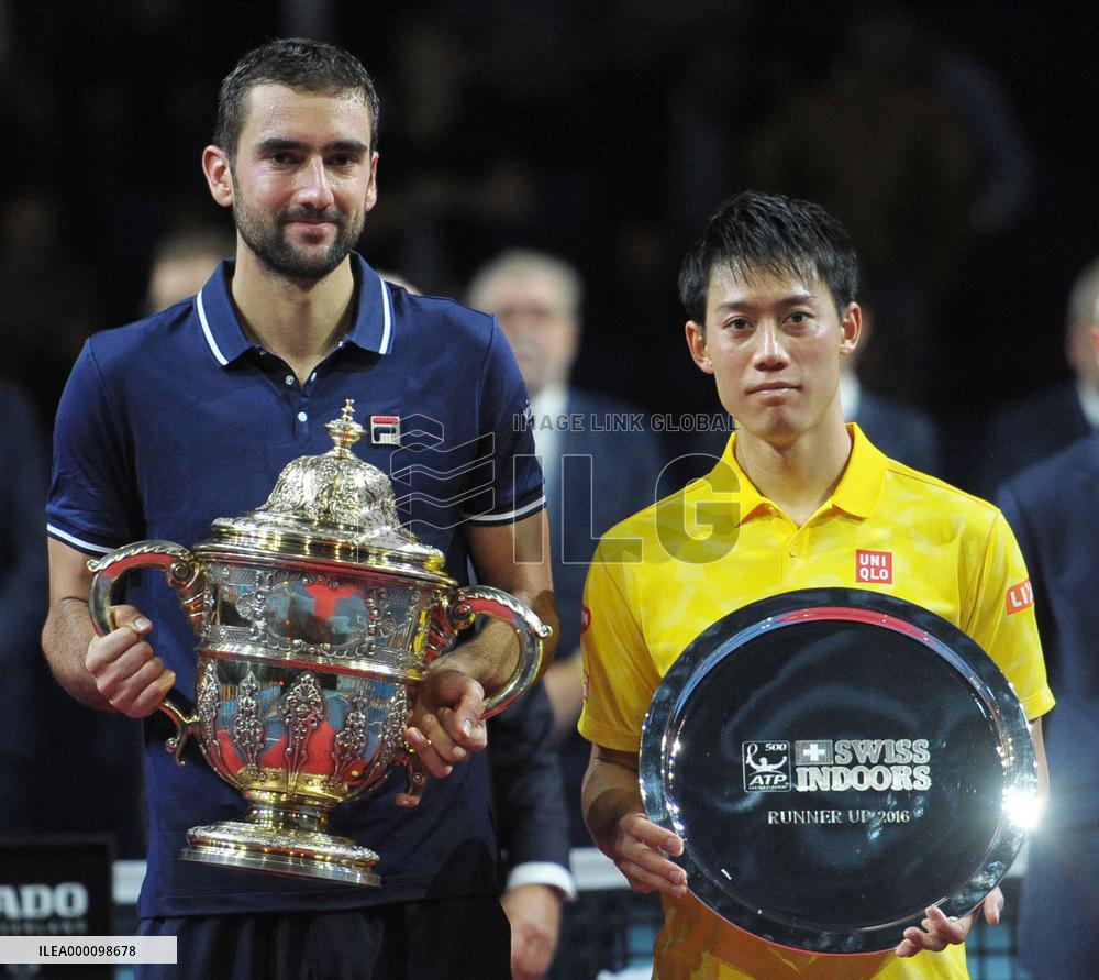 Tennis: Cilic beats Nishikori in Swiss Indoors final