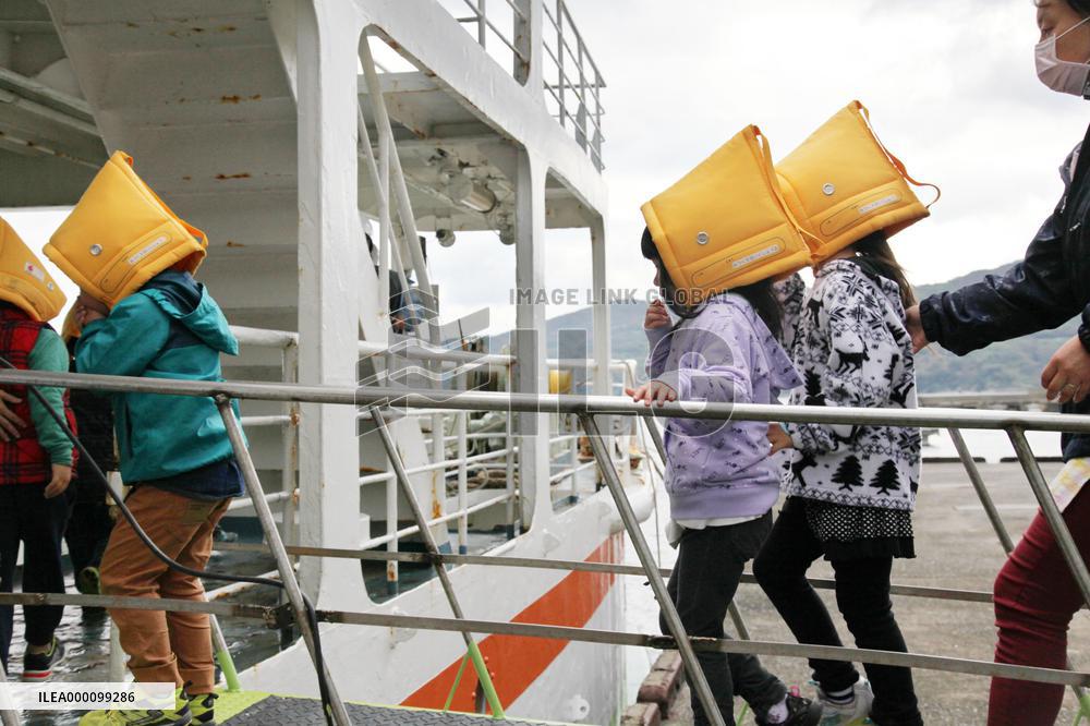 Emergency drill at Ikata plant